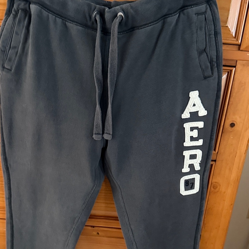 Aero Black Jogger Pants